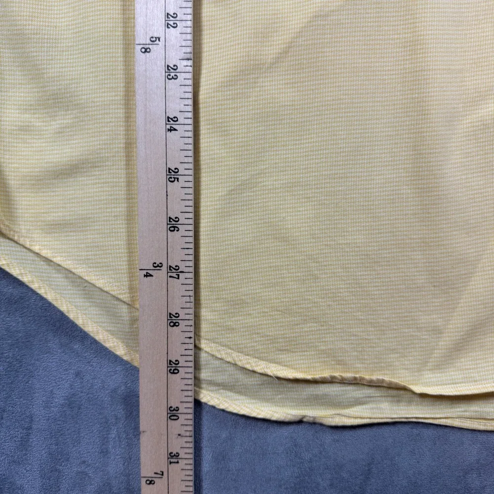 Polo Ralph Lauren Philip Mens Yellow Cotton Button Down Shirt‎ 17-36